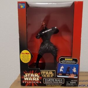 NIB Star Wars Episode 1 Darth Maul Interactive Talking & Action Figure Bank